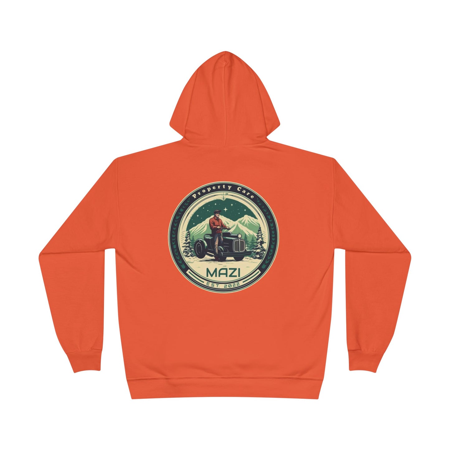 LA Mazi-Friendly Hoodie, Unisex Pullover, Sustainable Fashion, Spring Event Merch, EcoSmart Sweatshirt