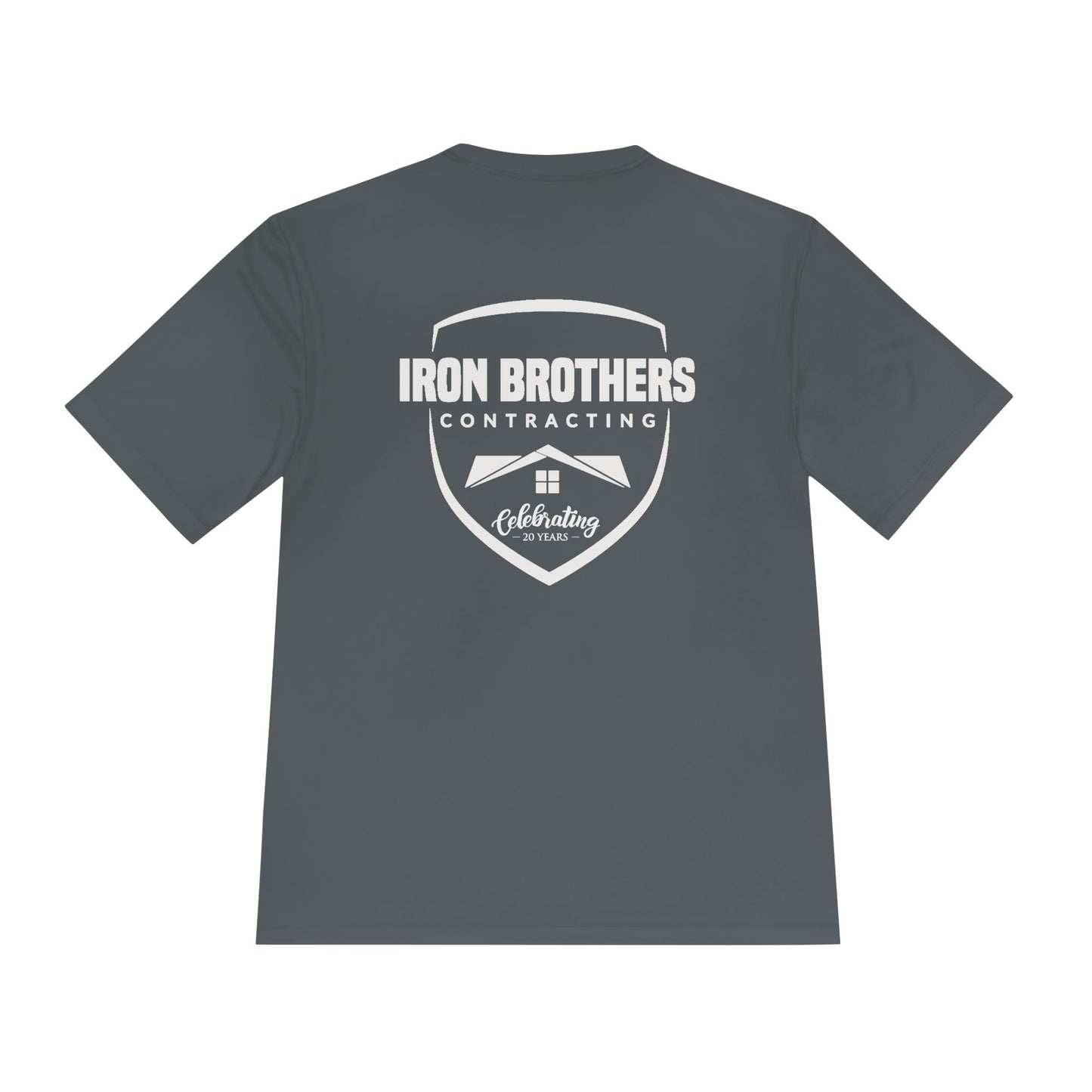 (IBC 20 year front/back logo) Unisex Moisture Wicking Tee in Safety Colors and more