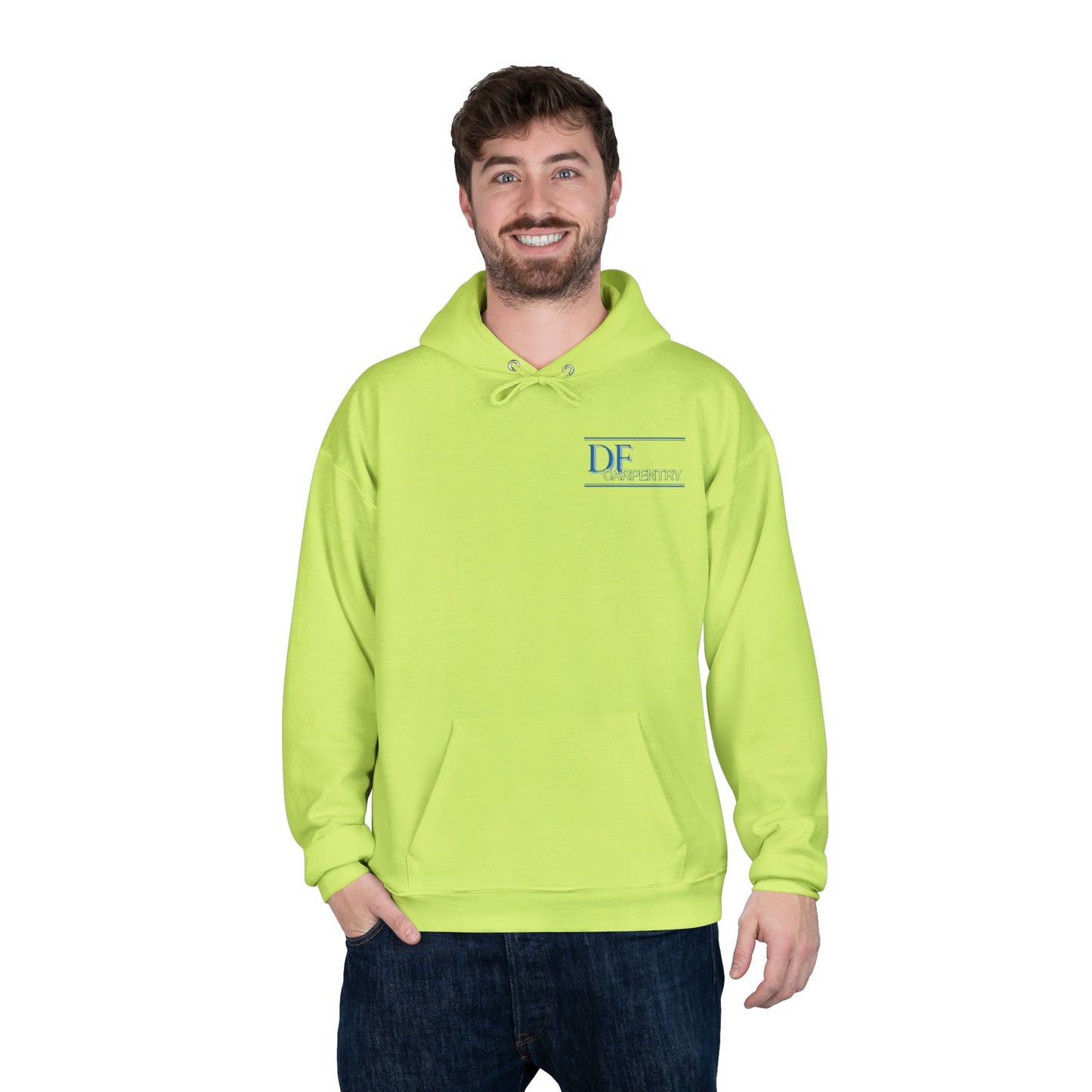 LA DF-Friendly Hoodie, Unisex Pullover, Sustainable Fashion, Spring Event Merch, EcoSmart Sweatshirt