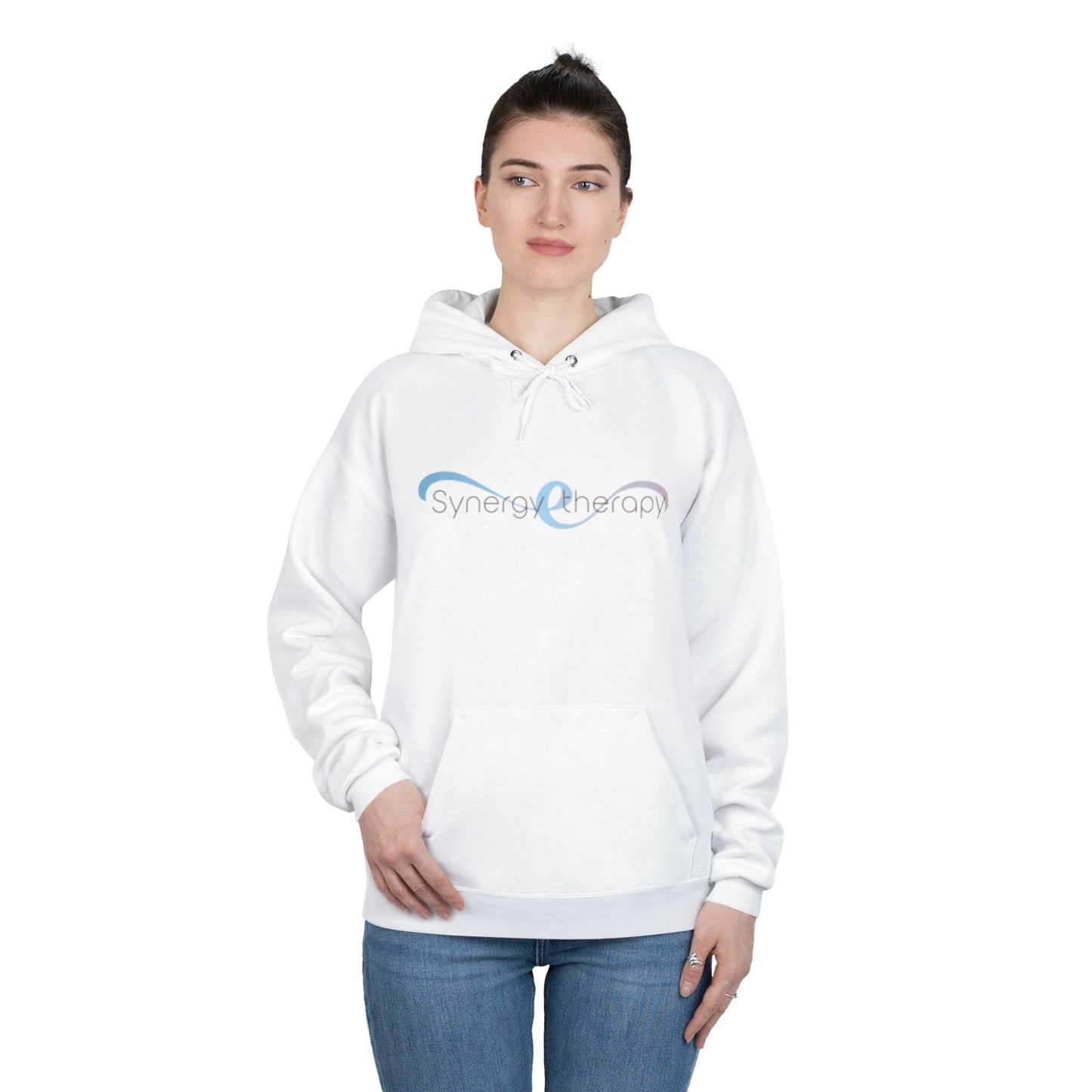 LA Synergy-Friendly Hoodie, Unisex Pullover, Sustainable Fashion, Spring Event Merch, EcoSmart Sweatshirt