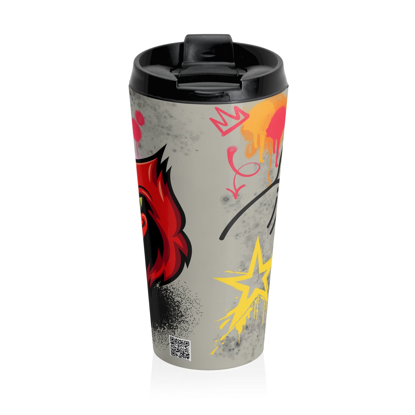 Coon Rapids Cardinals Graffiti -Stainless Steel Travel Mug