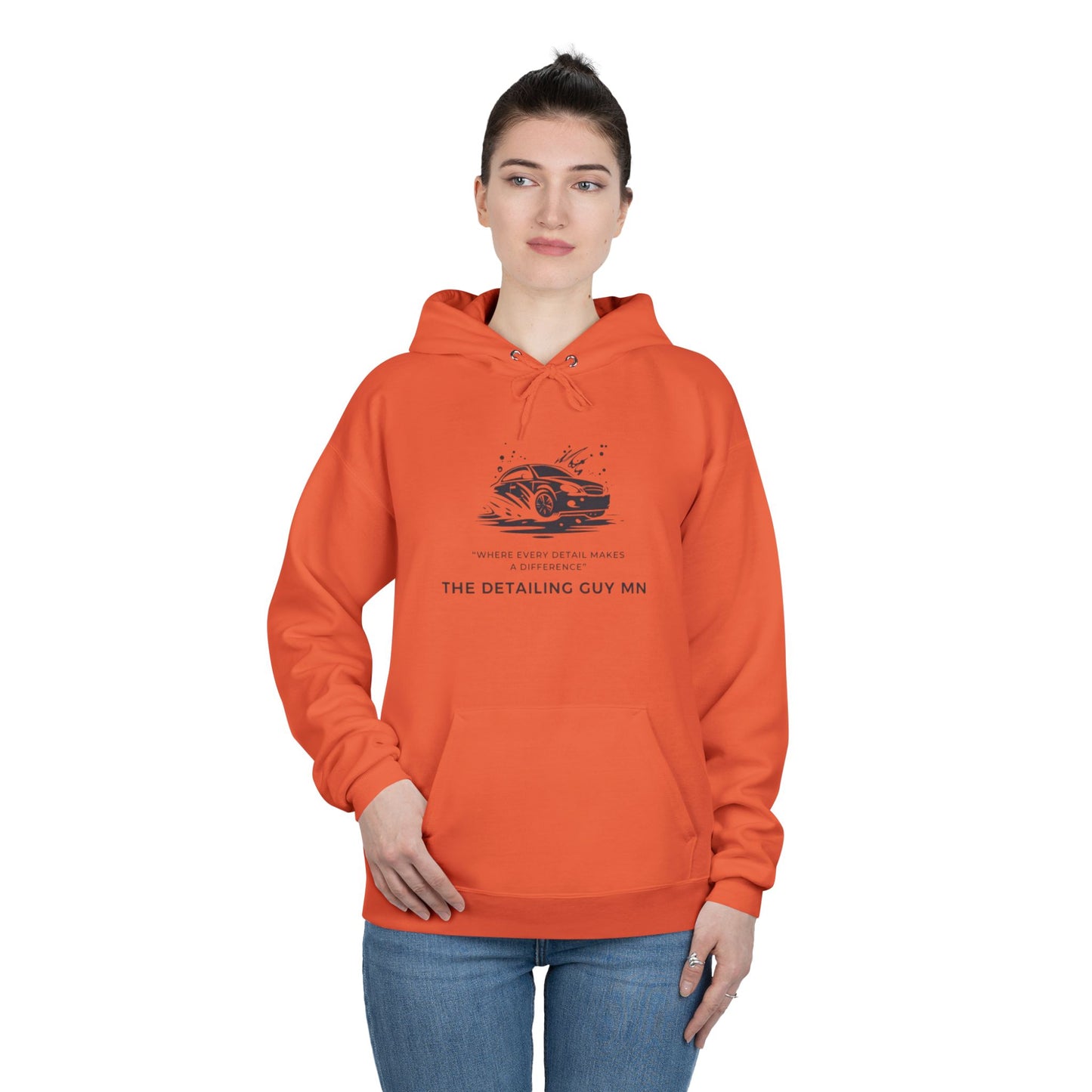 LA Detail guy -Eco-Friendly Hoodie, Unisex Pullover, Sustainable Fashion, Spring Event Merch, EcoSmart Sweatshirt