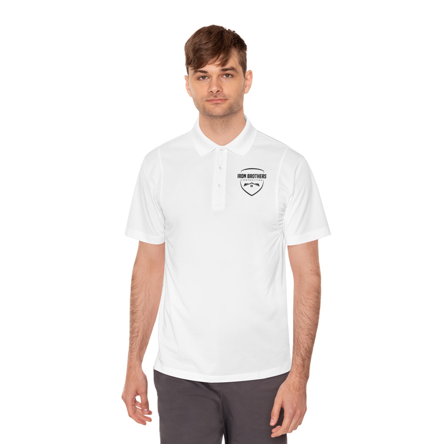 (IBC Logo Front Only) Men's Sport Polo Shirt