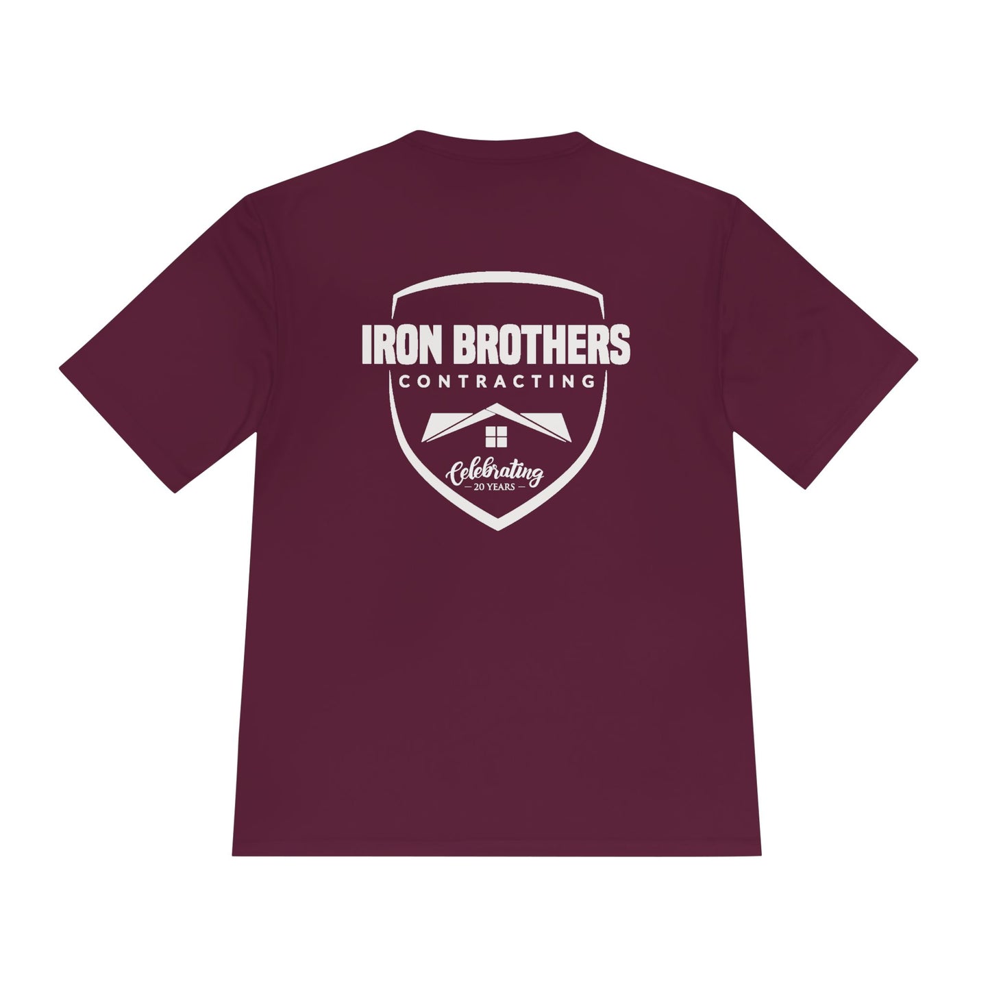(IBC 20 year front/back logo) Unisex Moisture Wicking Tee in Safety Colors and more