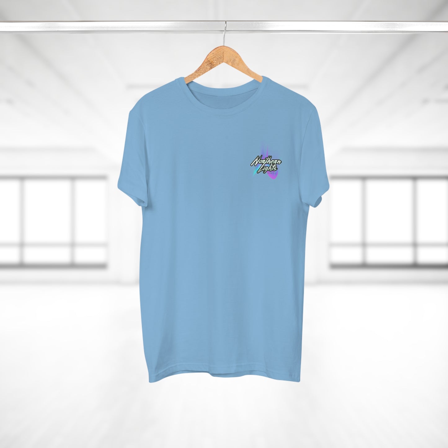 LA Northern Lights-Men's T-Shirt, Casual Tee, Gardening Gift, Outdoor Apparel, Summer Wear, Father's Day Gift