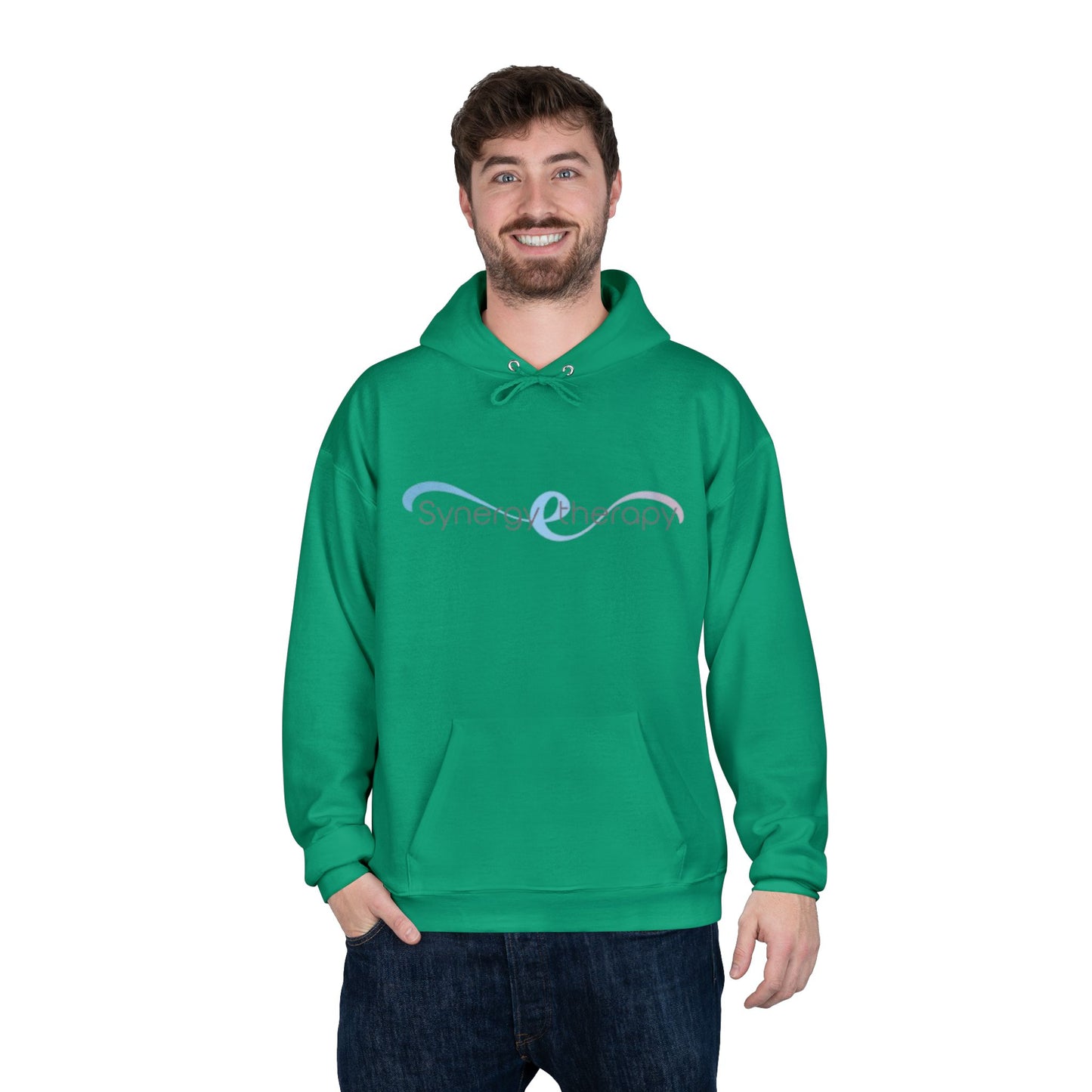 LA Synergy-Friendly Hoodie, Unisex Pullover, Sustainable Fashion, Spring Event Merch, EcoSmart Sweatshirt