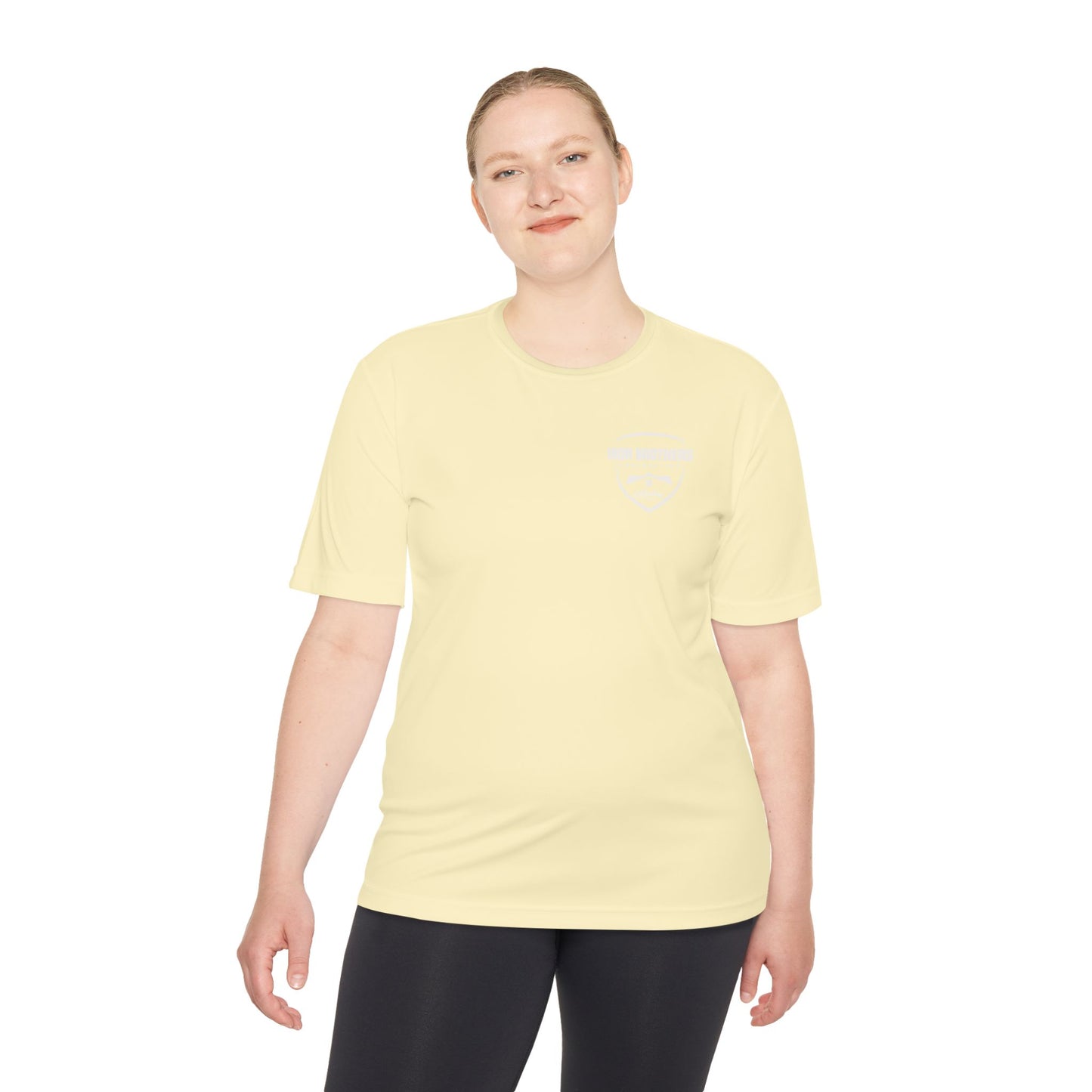 (IBC 20 year front/back logo) Unisex Moisture Wicking Tee in Safety Colors and more