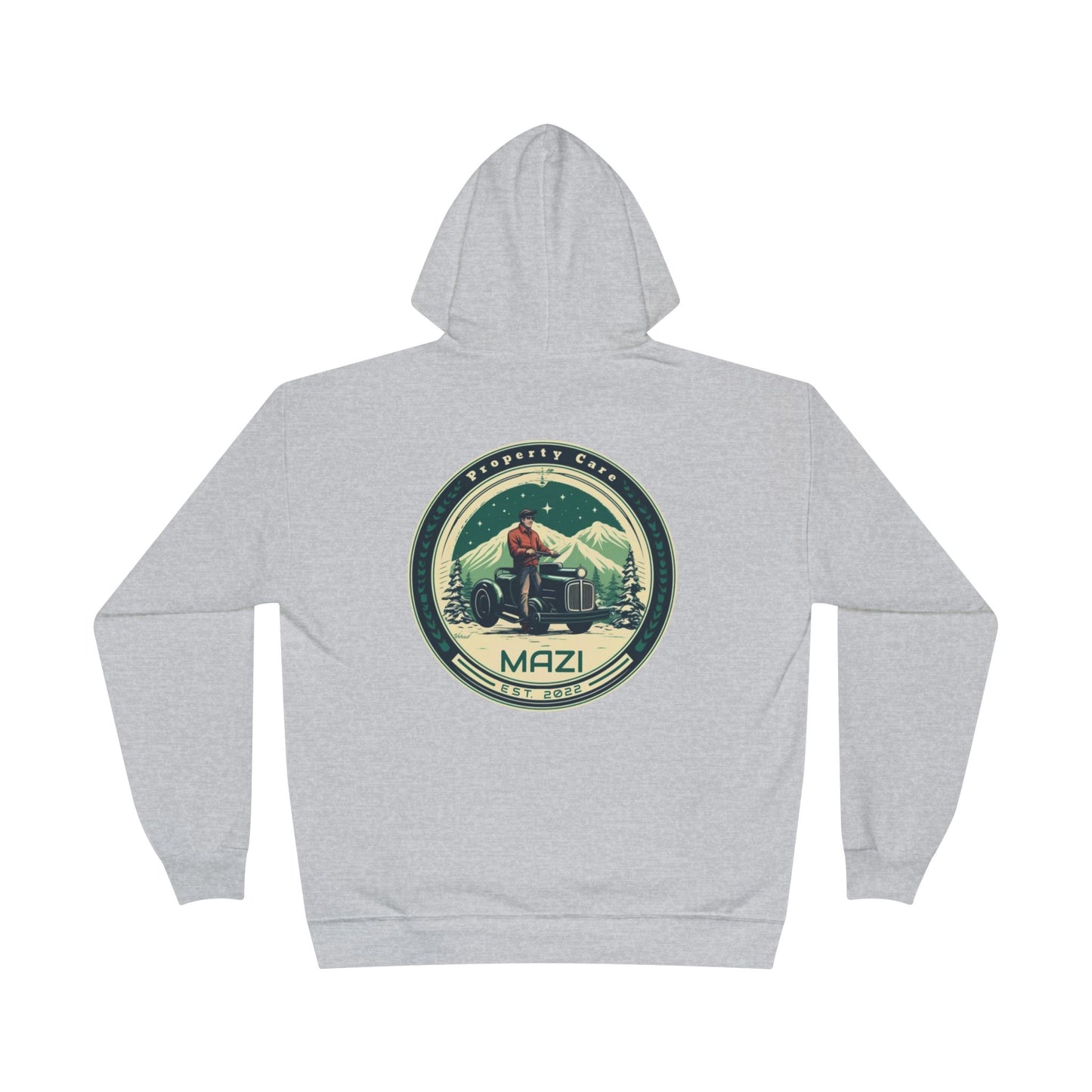 LA Mazi-Friendly Hoodie, Unisex Pullover, Sustainable Fashion, Spring Event Merch, EcoSmart Sweatshirt