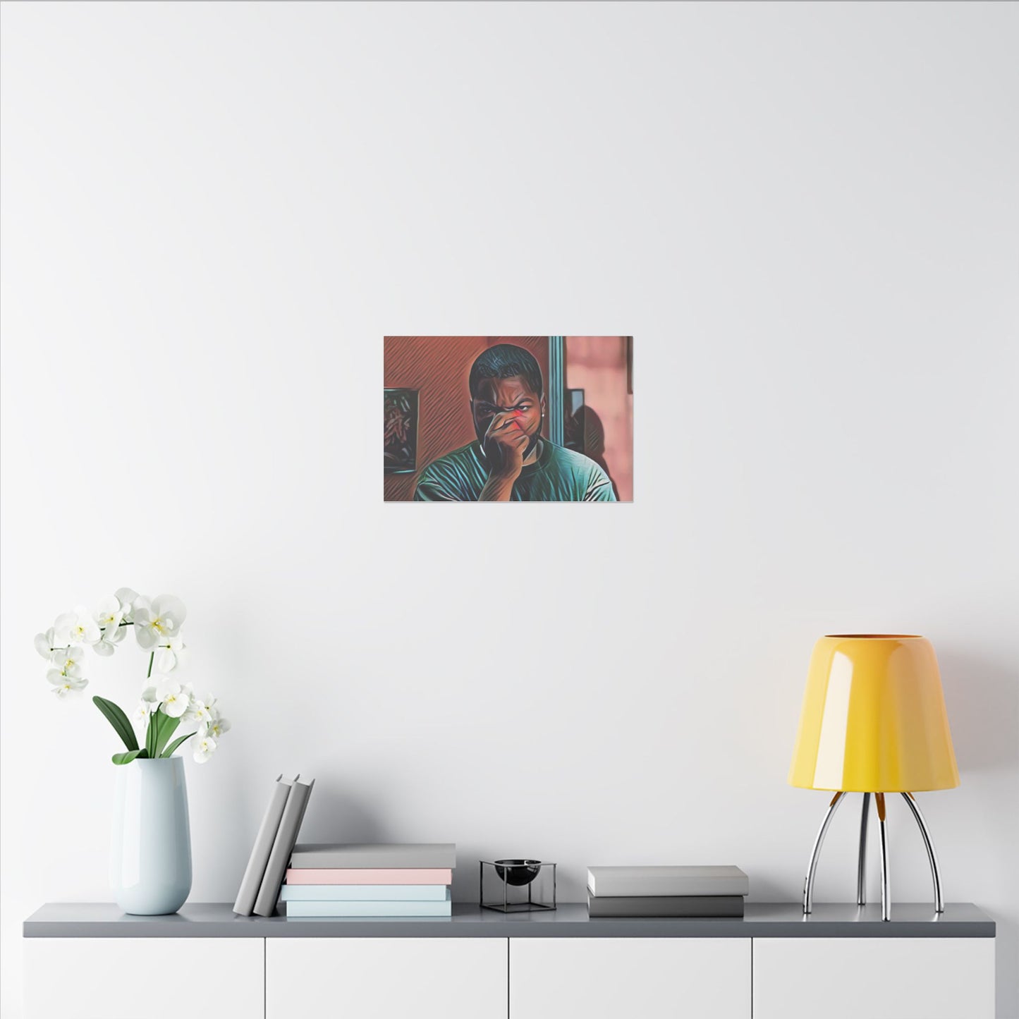 Artistic Matte Canvas Wall Art - Funny Bathroom Decor
