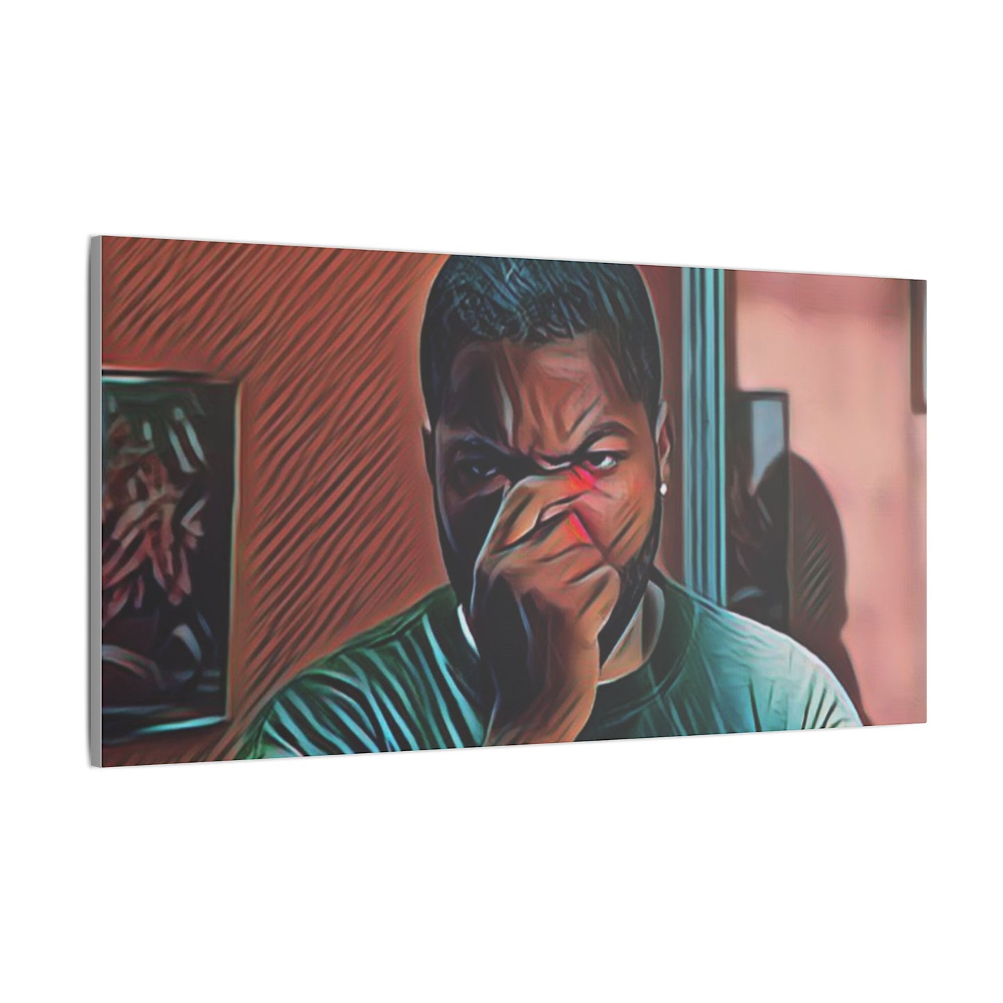 Artistic Matte Canvas Wall Art - Funny Bathroom Decor