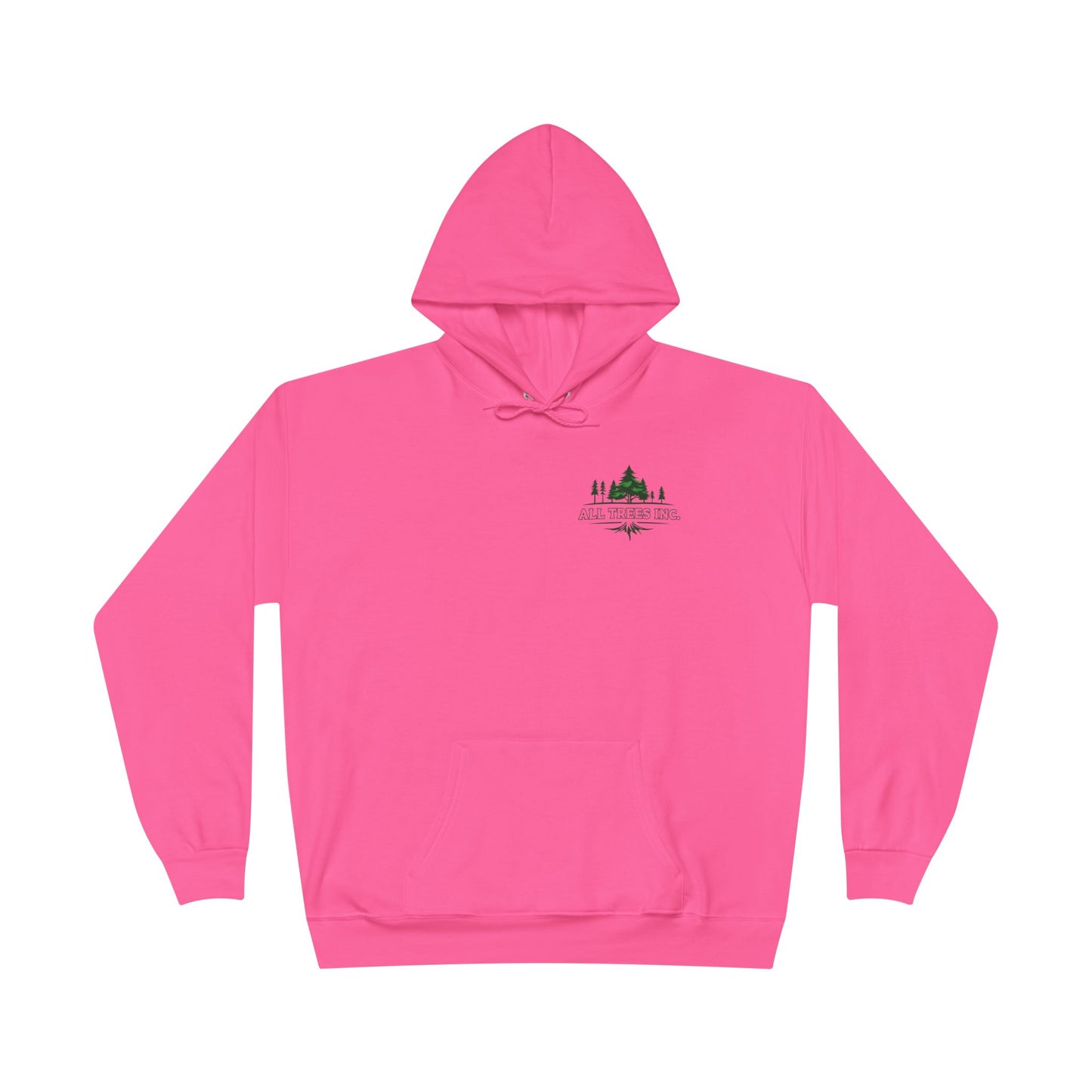 LA-All Trees INC -Eco-Friendly Hoodie, Unisex Pullover, Sustainable Fashion, Spring Event Merch, EcoSmart Sweatshirt