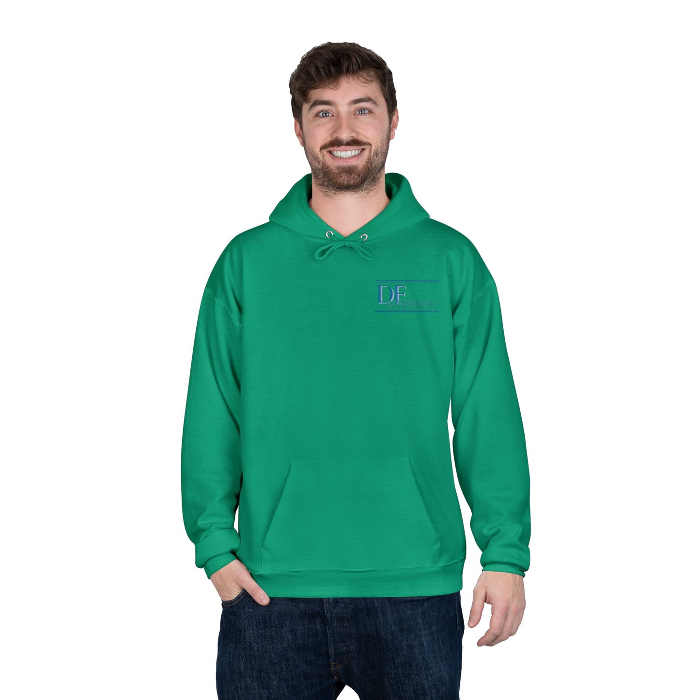 LA DF-Friendly Hoodie, Unisex Pullover, Sustainable Fashion, Spring Event Merch, EcoSmart Sweatshirt