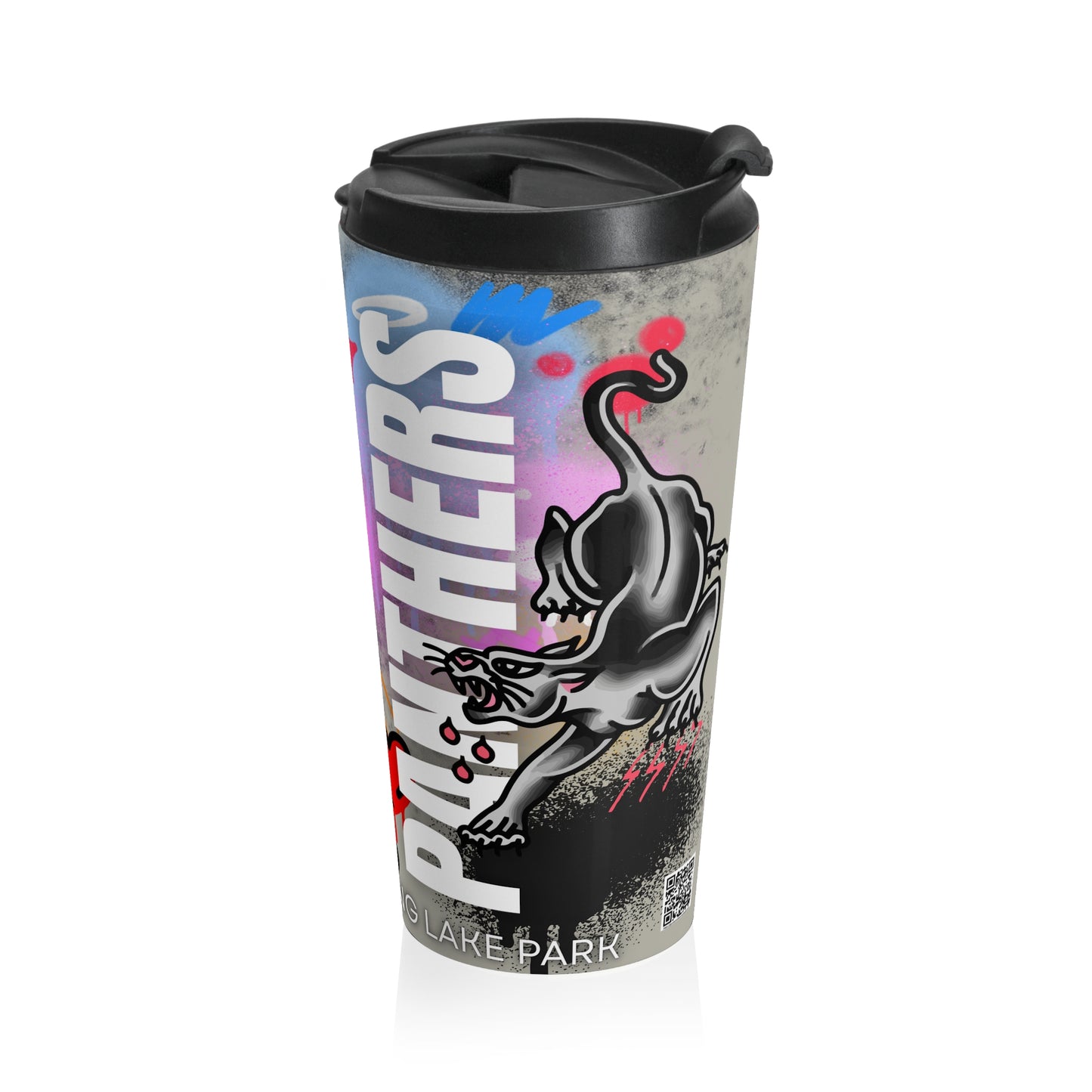 SLP Panther Graffiti -Stainless Steel Travel Mug