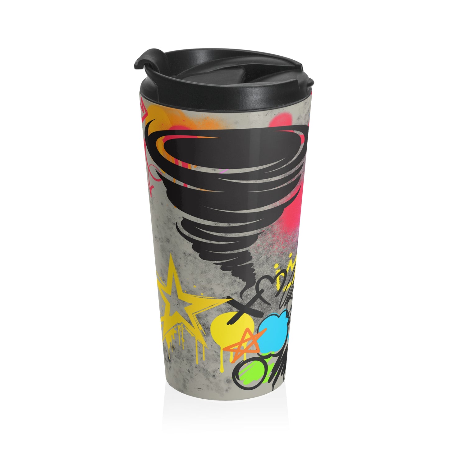 Anoka Tornados Graffiti -Stainless Steel Travel Mug