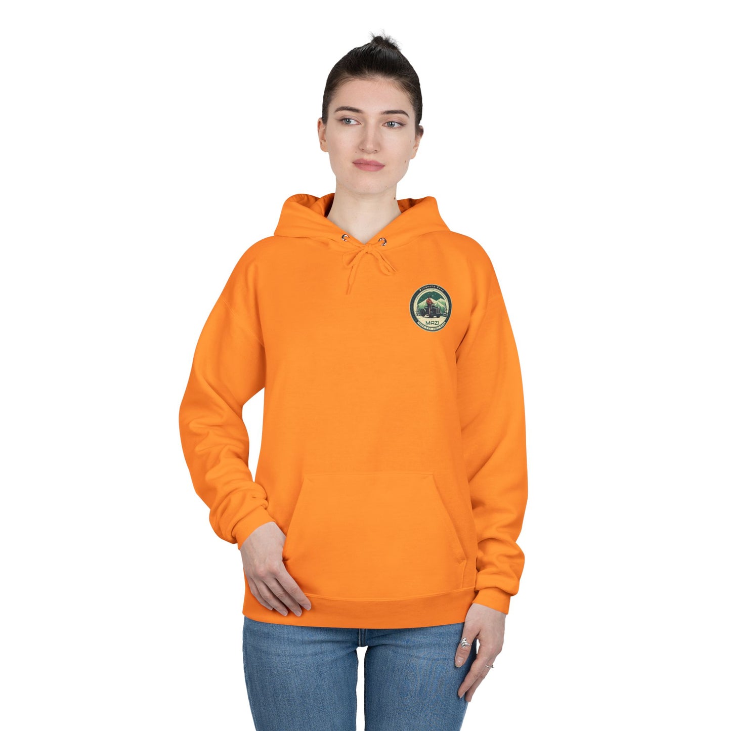 LA Mazi-Friendly Hoodie, Unisex Pullover, Sustainable Fashion, Spring Event Merch, EcoSmart Sweatshirt