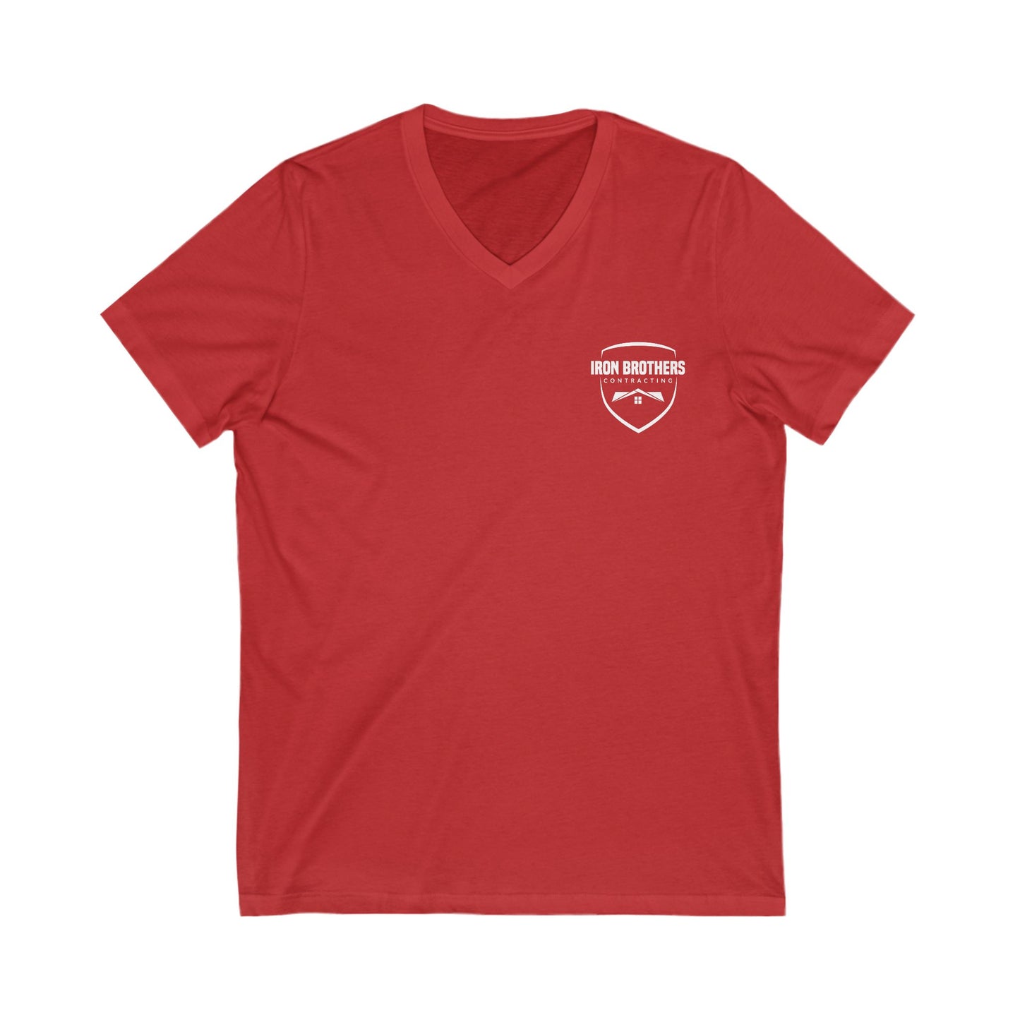 (IBC Logo Front Only) Unisex Jersey Short Sleeve V-Neck Tee