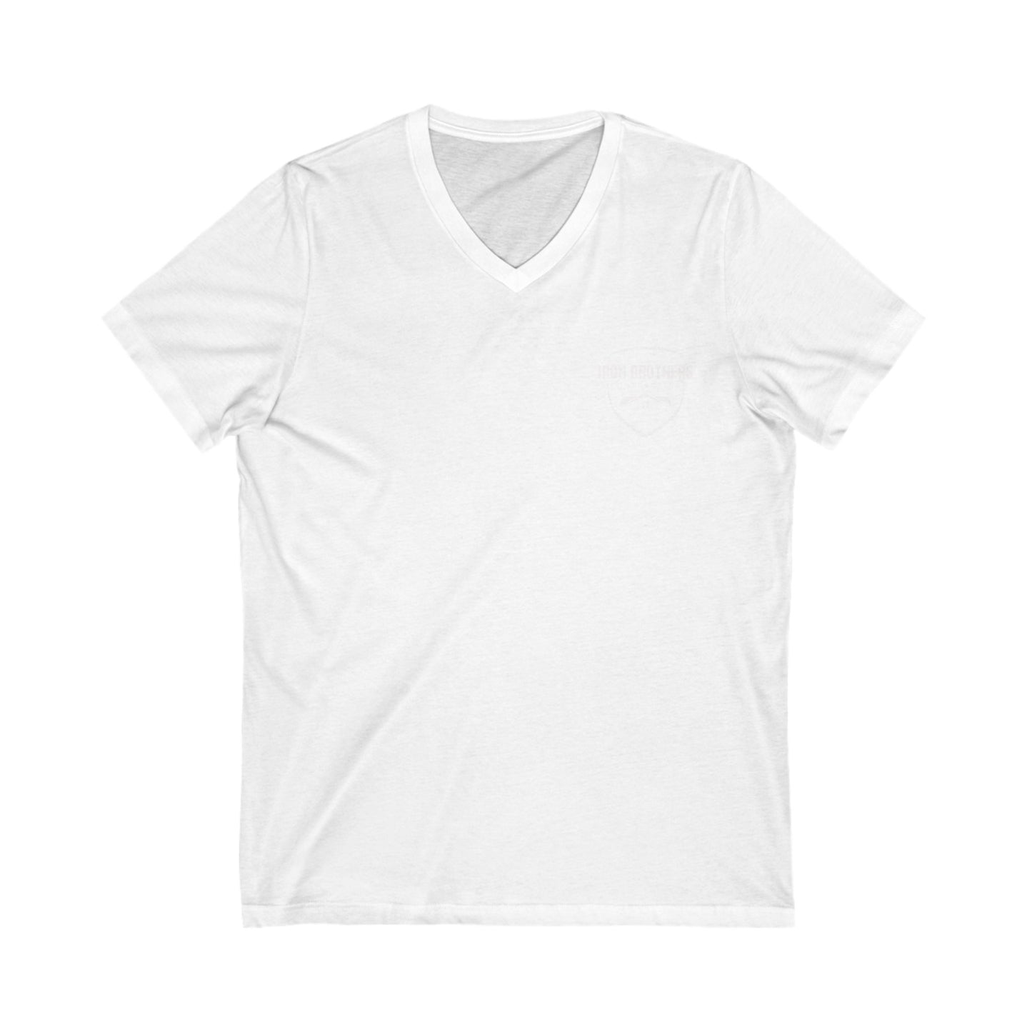 (IBC Logo Front Only) Unisex Jersey Short Sleeve V-Neck Tee