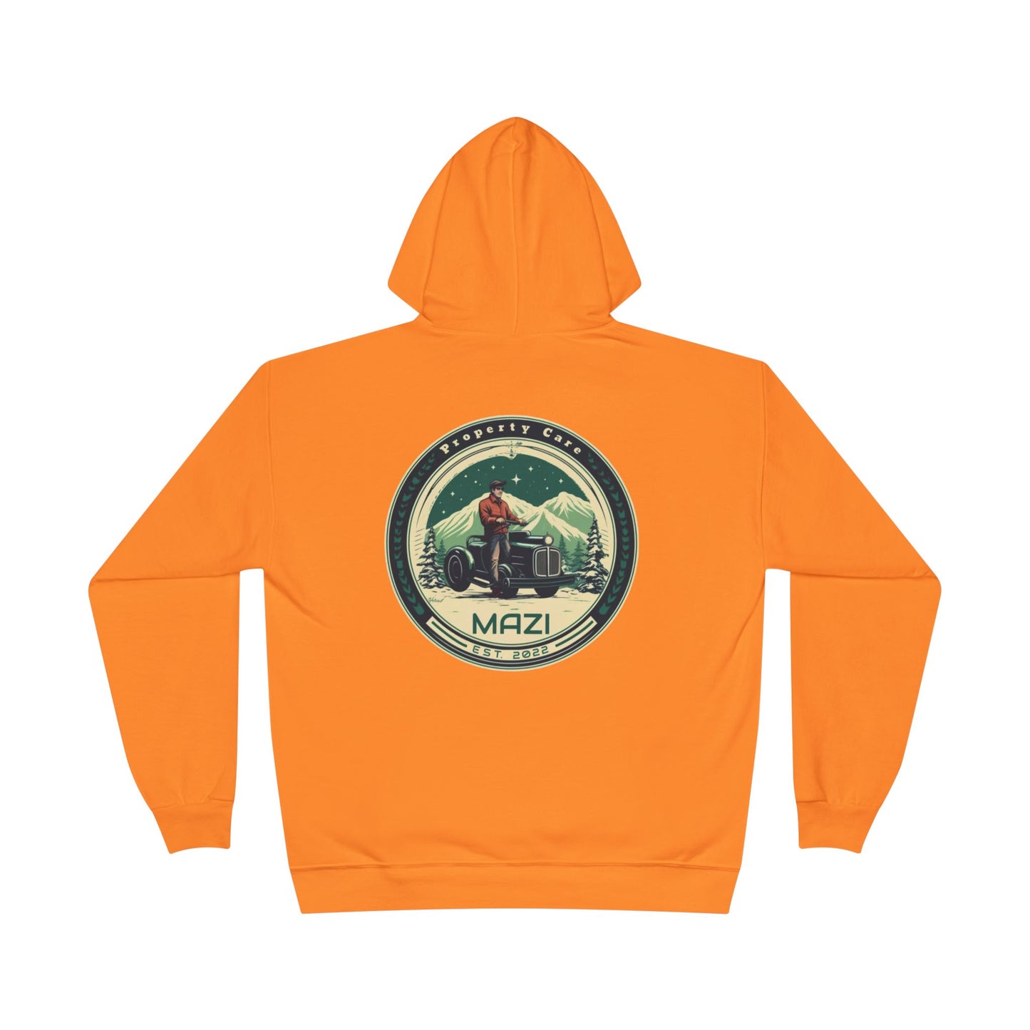 LA Mazi-Friendly Hoodie, Unisex Pullover, Sustainable Fashion, Spring Event Merch, EcoSmart Sweatshirt