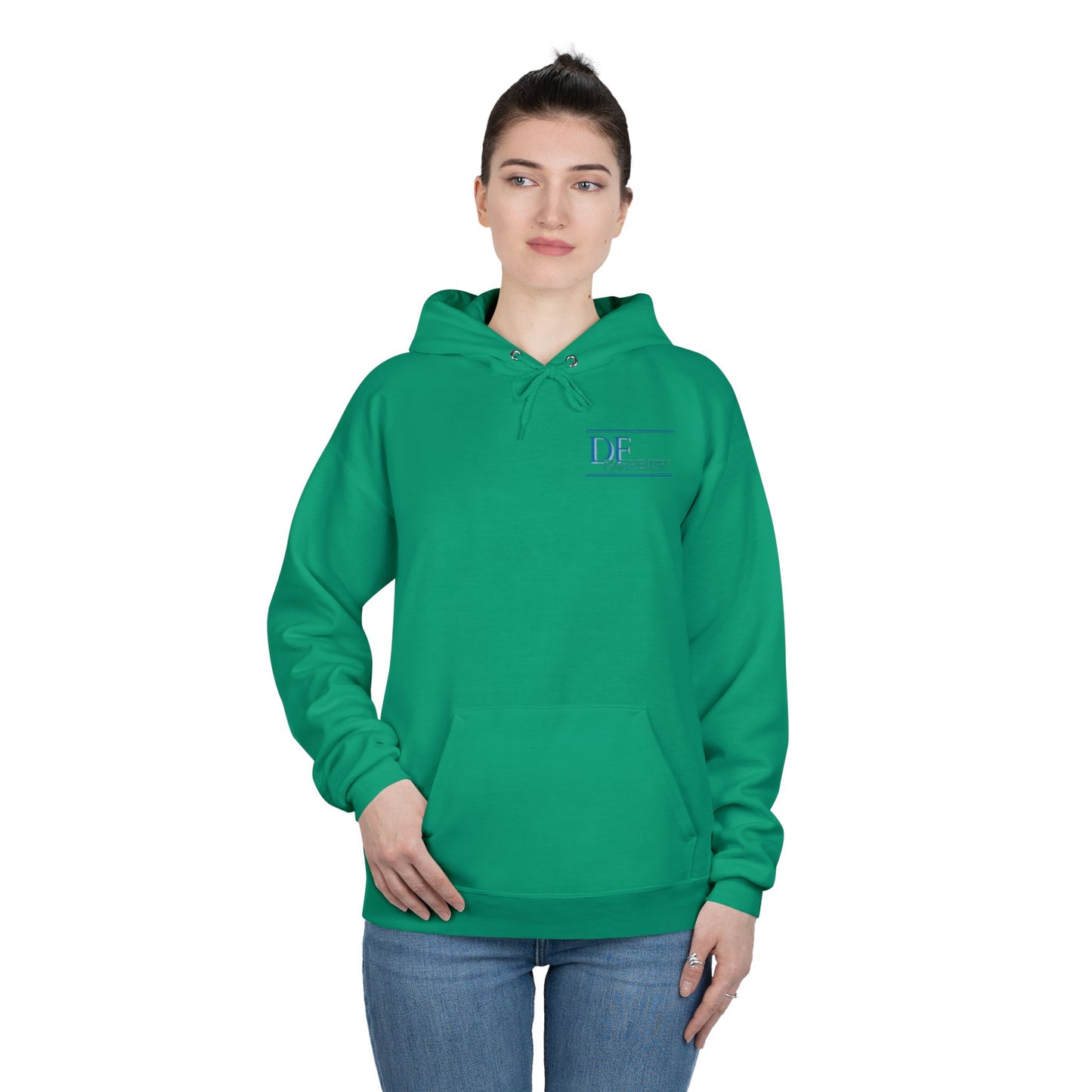 LA DF-Friendly Hoodie, Unisex Pullover, Sustainable Fashion, Spring Event Merch, EcoSmart Sweatshirt