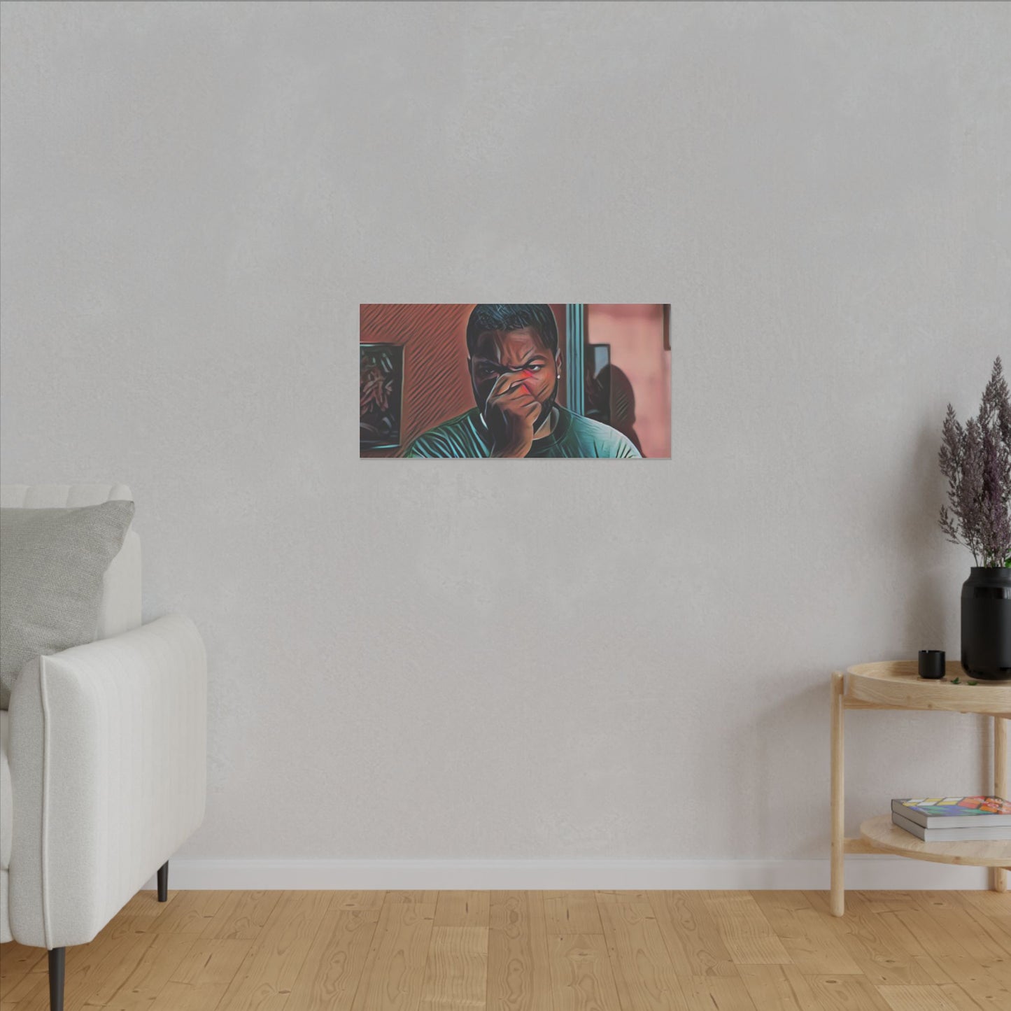 Artistic Matte Canvas Wall Art - Funny Bathroom Decor
