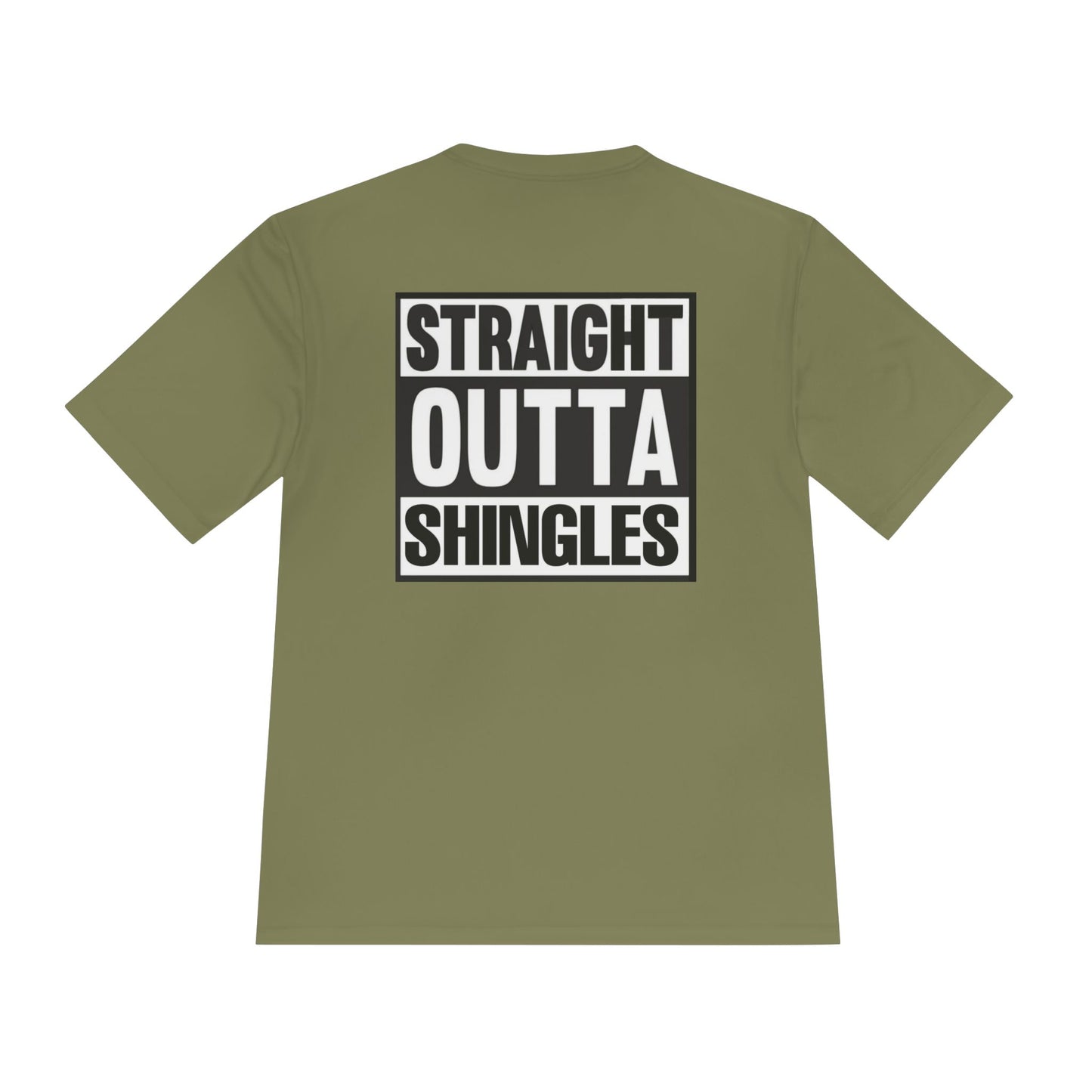 (IBC Straight outta Shingles) Unisex Moisture Wicking Tee