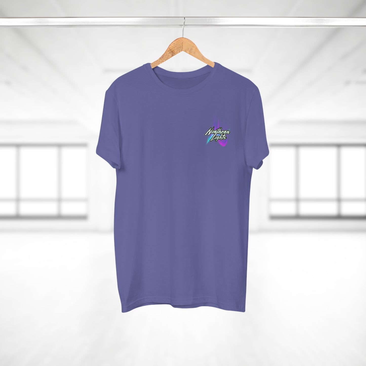 LA Northern Lights-Men's T-Shirt, Casual Tee, Gardening Gift, Outdoor Apparel, Summer Wear, Father's Day Gift