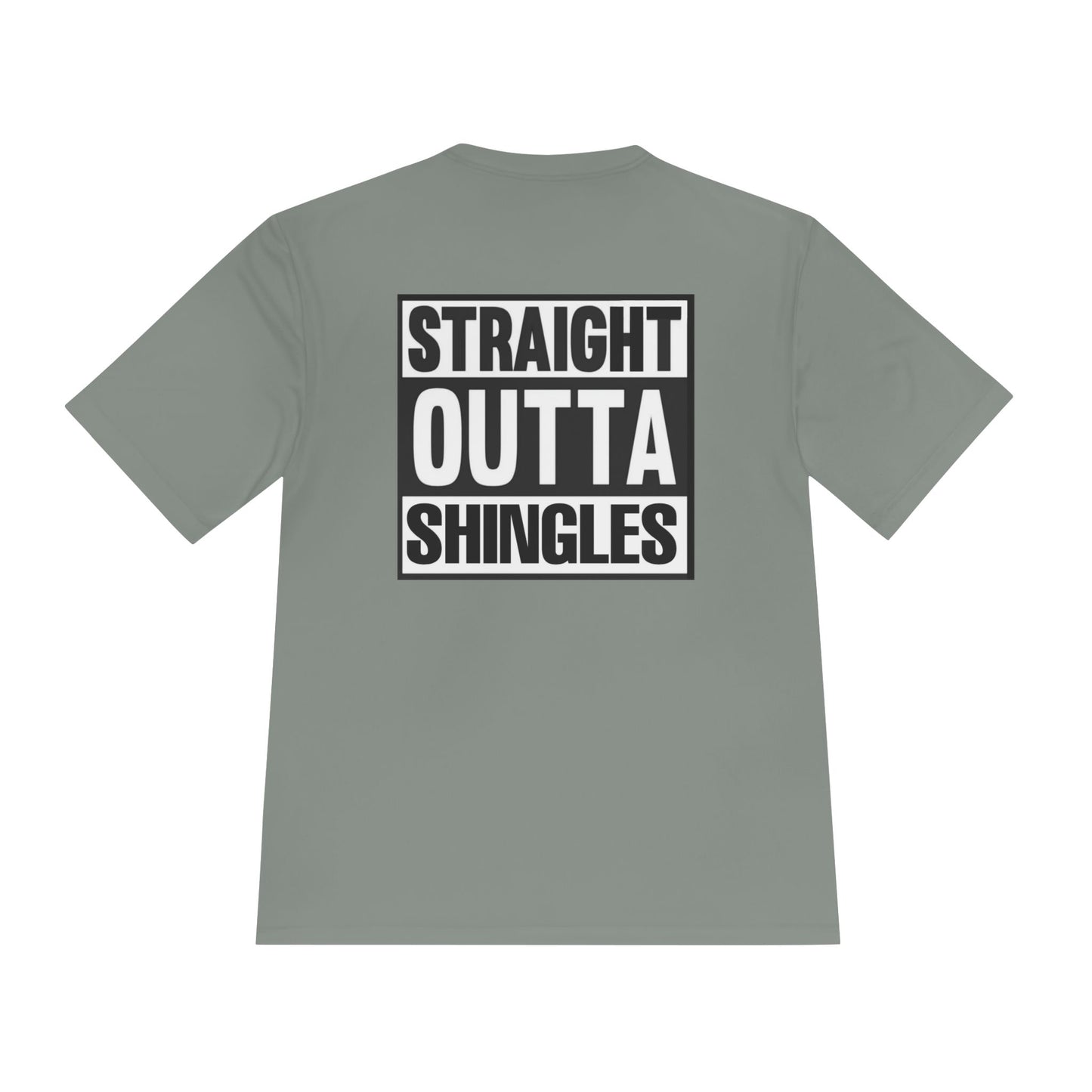 ('26 IBC)Straight Outta Shingles Unisex Moisture Wicking Tee