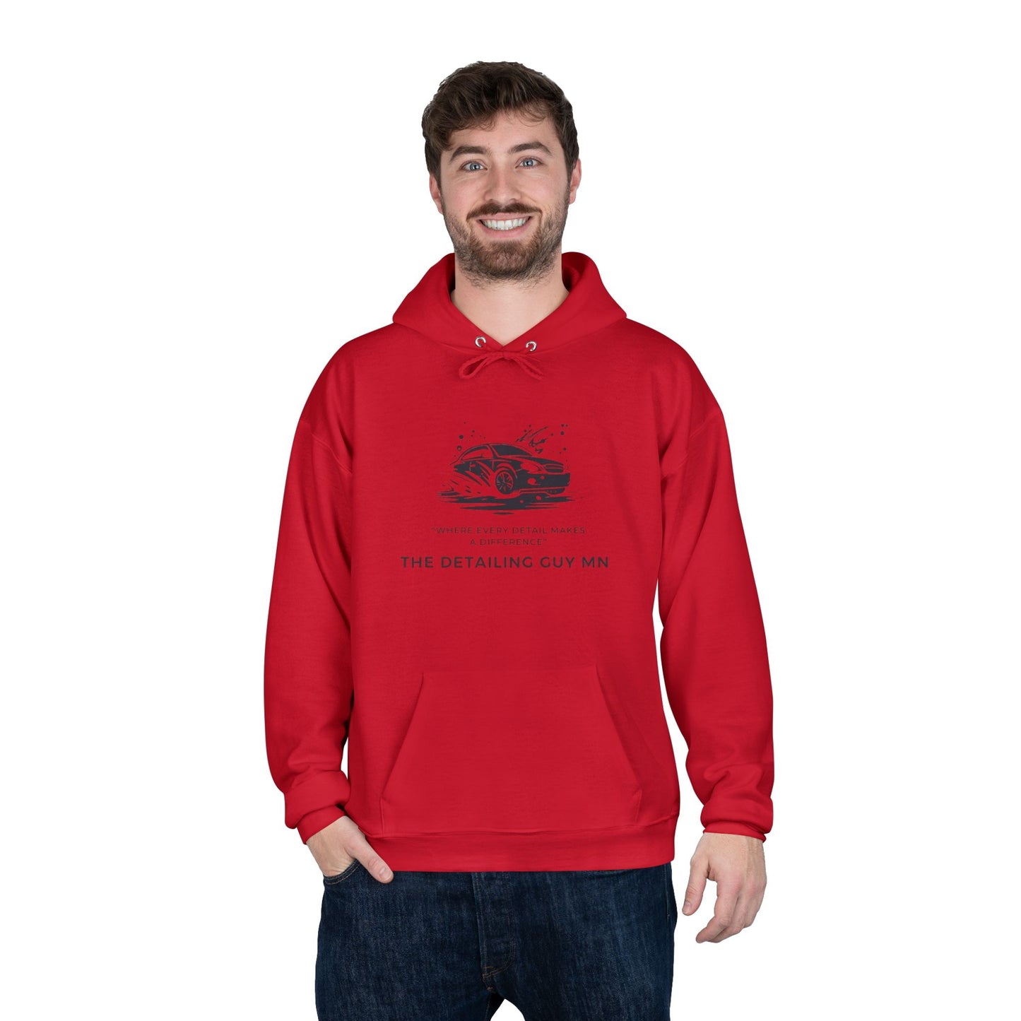 LA Detail guy -Eco-Friendly Hoodie, Unisex Pullover, Sustainable Fashion, Spring Event Merch, EcoSmart Sweatshirt