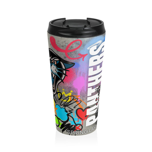 SLP Panther Graffiti  -Stainless Steel Travel Mug