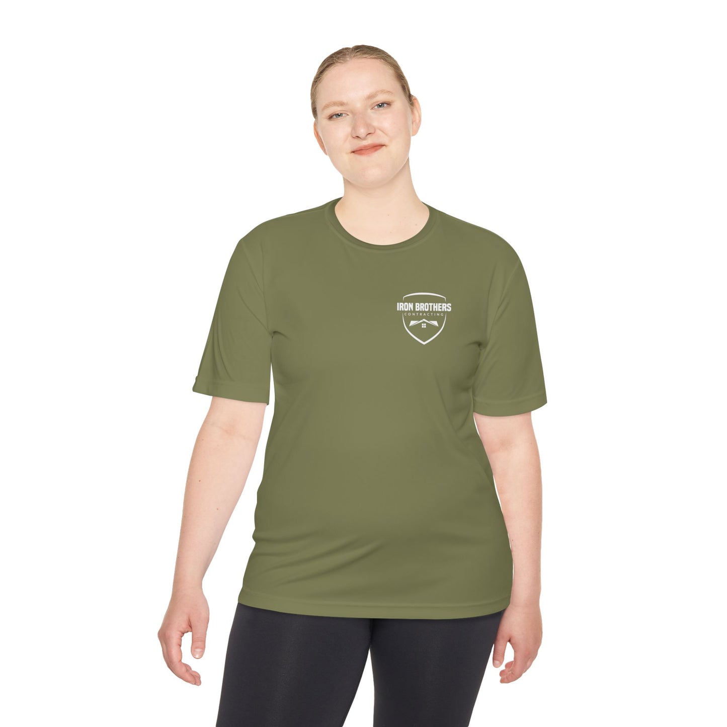 ('26 IBC)Straight Outta Shingles Unisex Moisture Wicking Tee