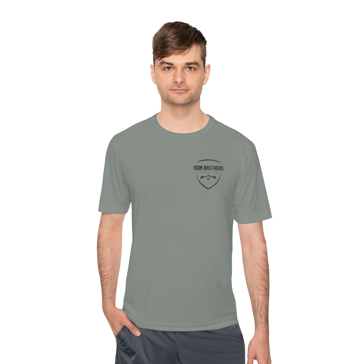 ('26 IBC)Straight Outta Shingles Unisex Moisture Wicking Tee