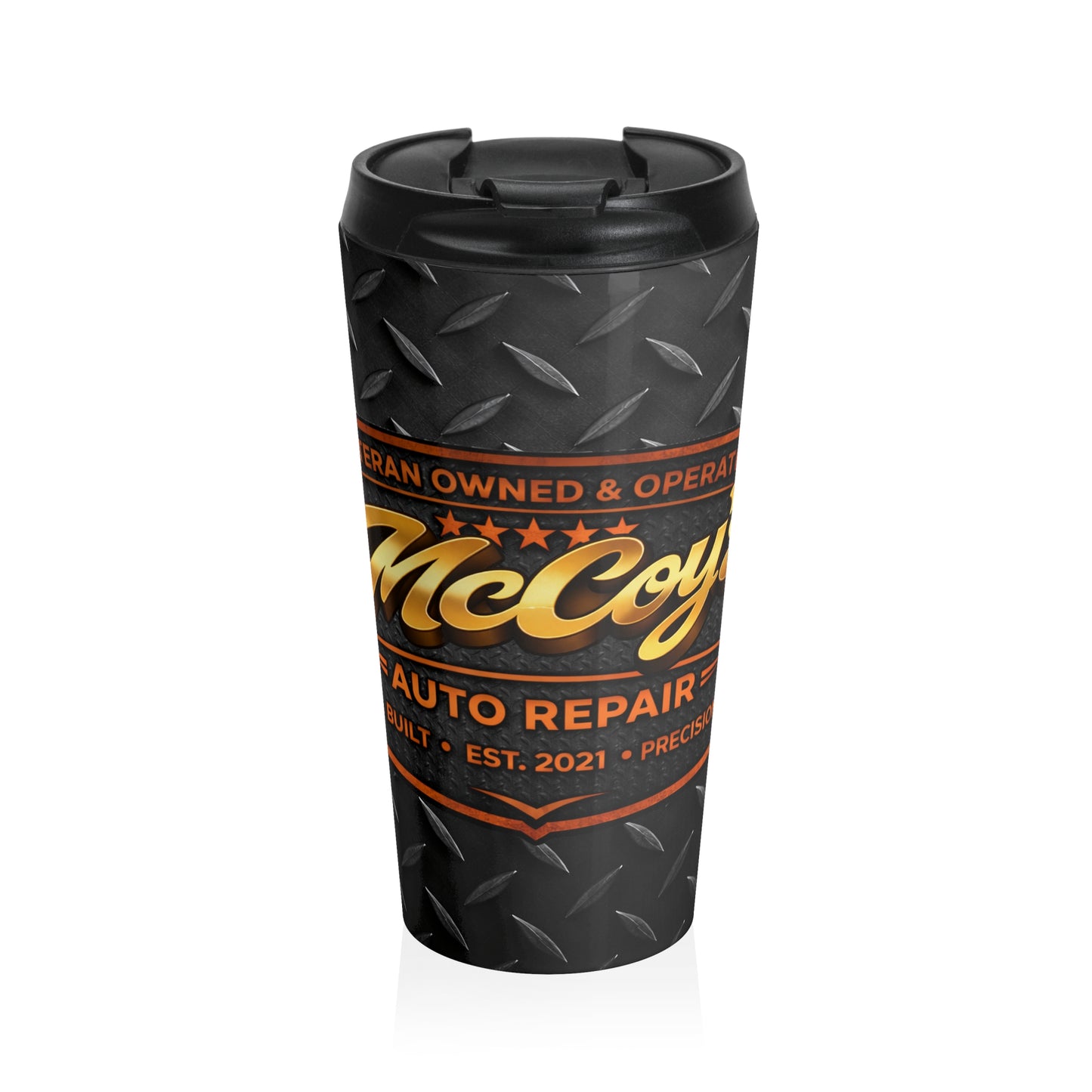 McCoys-Stainless Steel Travel Mug