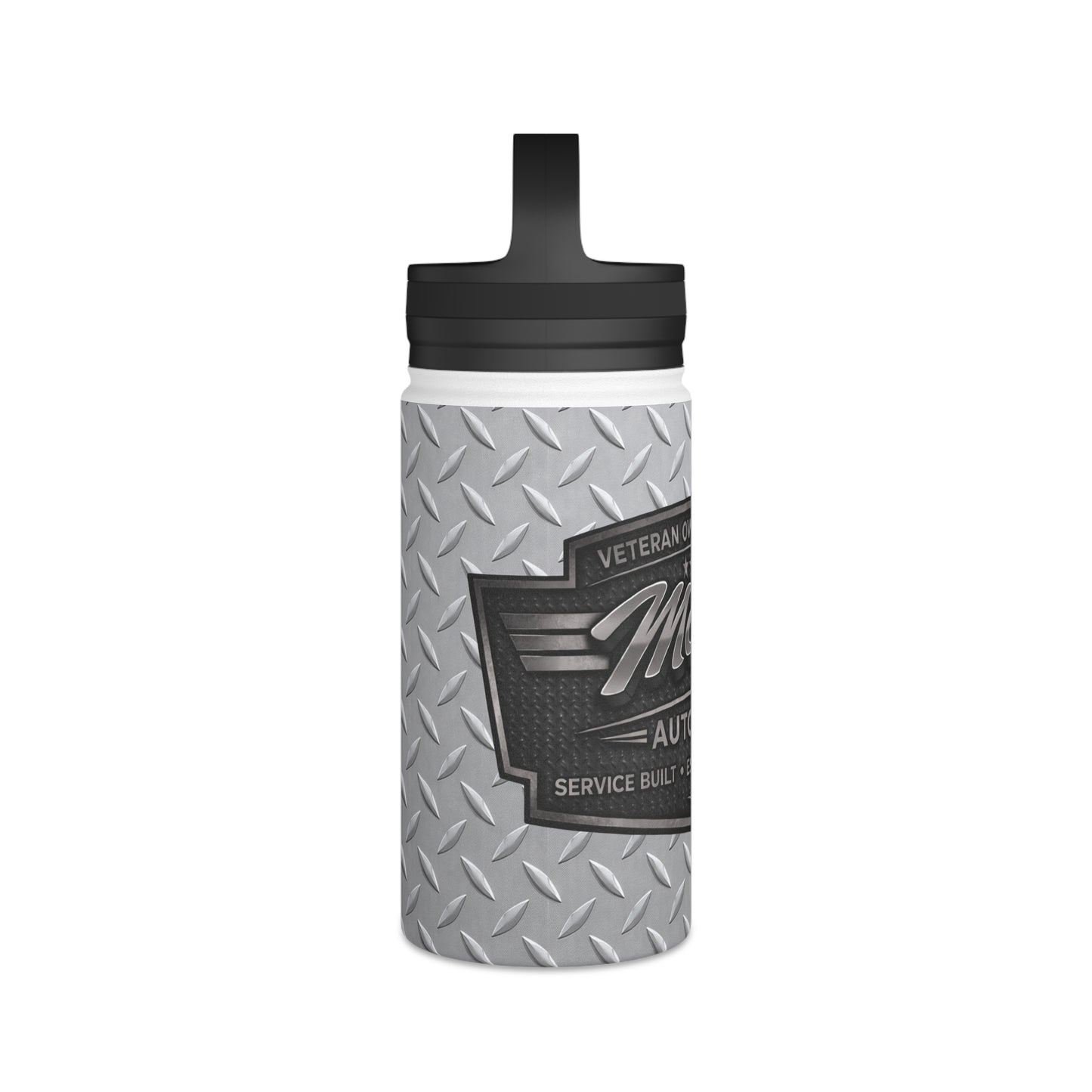 McCoys Stainless Steel Water Bottle, Handle Lid