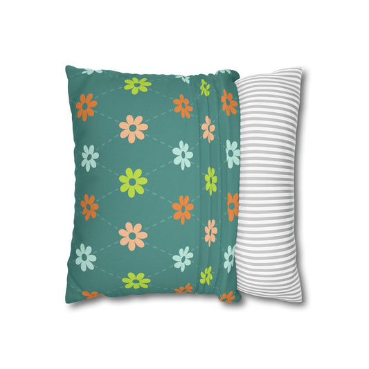 JaeCo Floral Pattern (C) Throw Pillowcase - Cozy Home Decor
