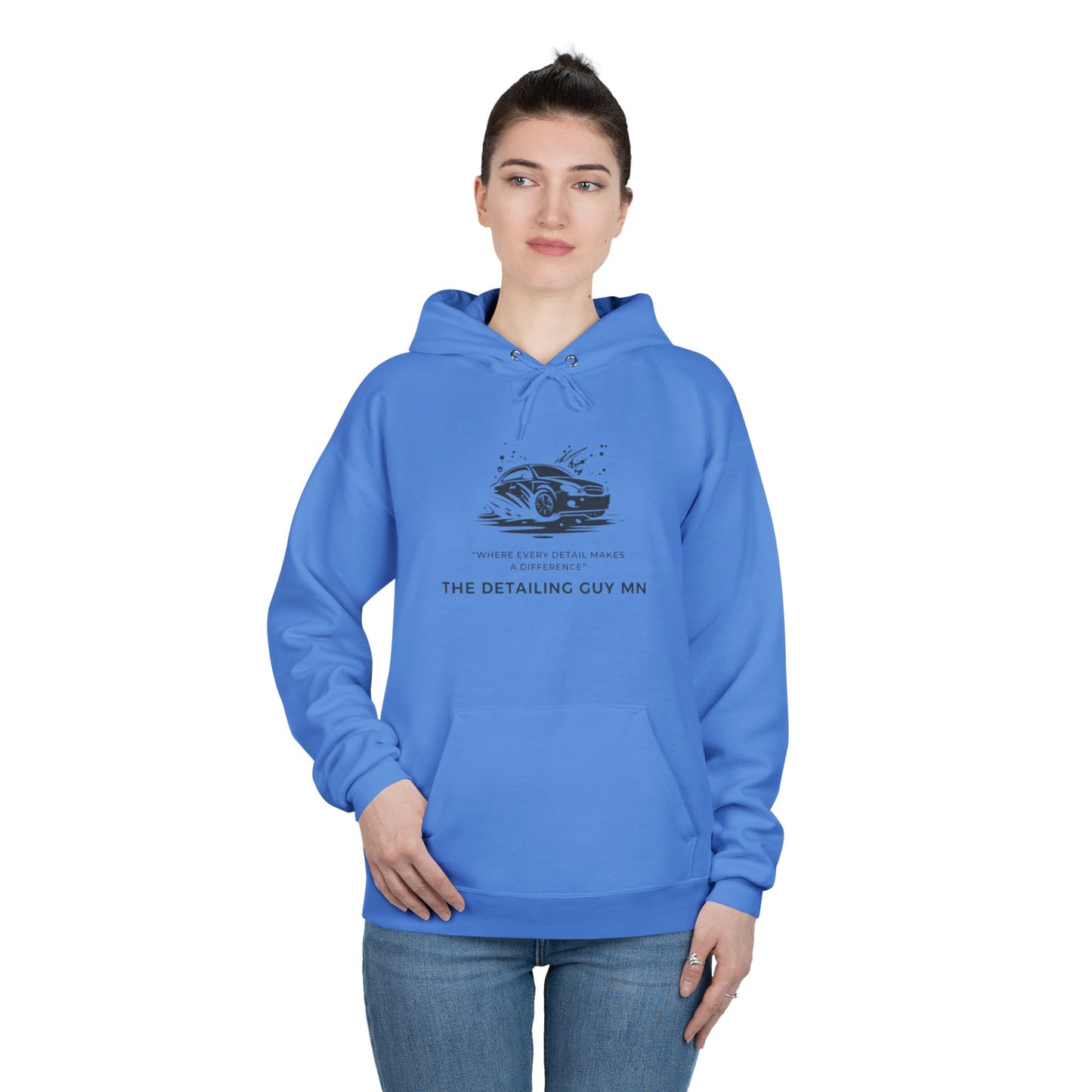 LA Detail guy -Eco-Friendly Hoodie, Unisex Pullover, Sustainable Fashion, Spring Event Merch, EcoSmart Sweatshirt
