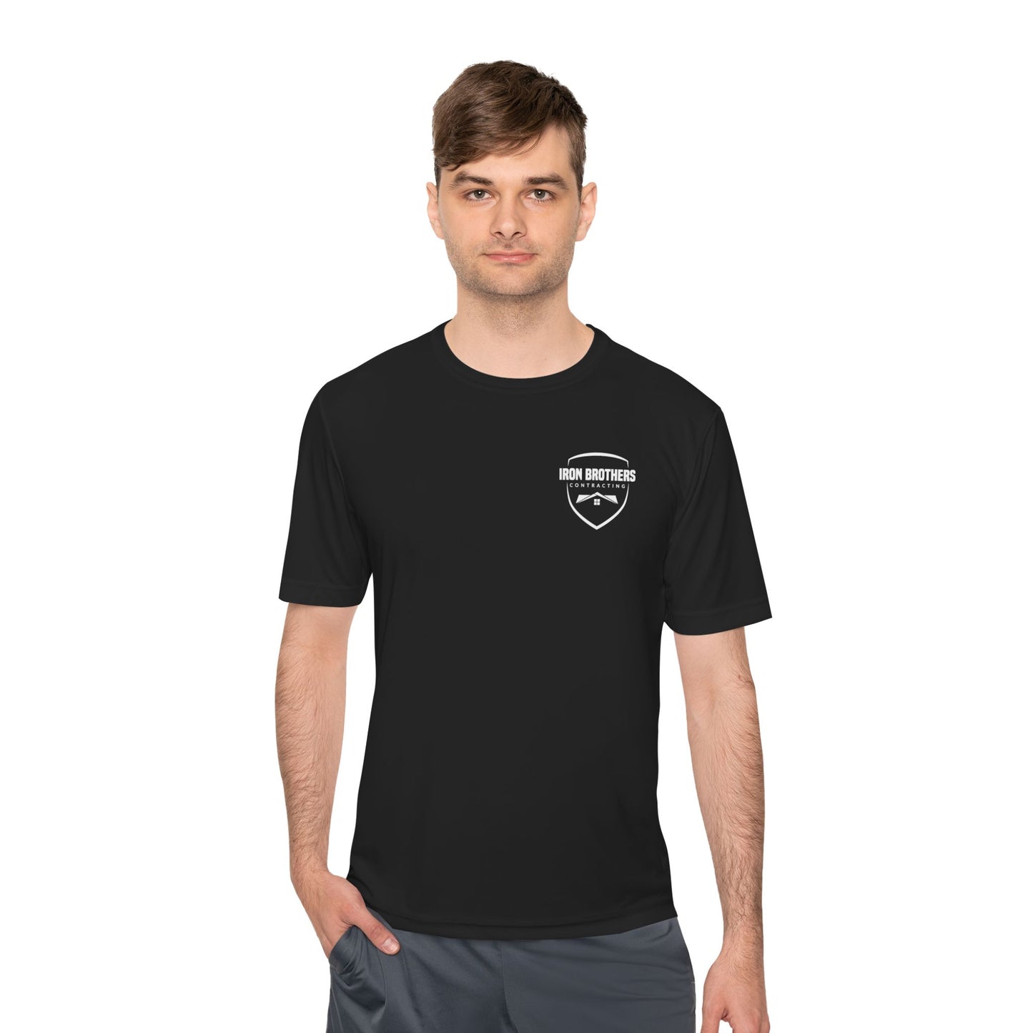 ('26 IBC)Straight Outta Shingles Unisex Moisture Wicking Tee