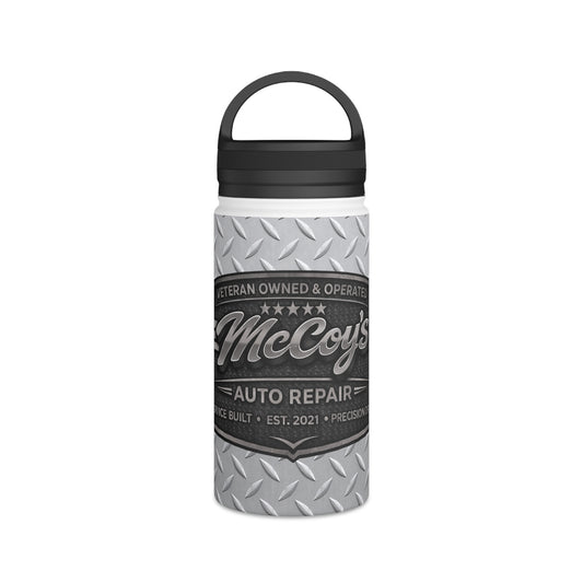 McCoys Stainless Steel Water Bottle, Handle Lid