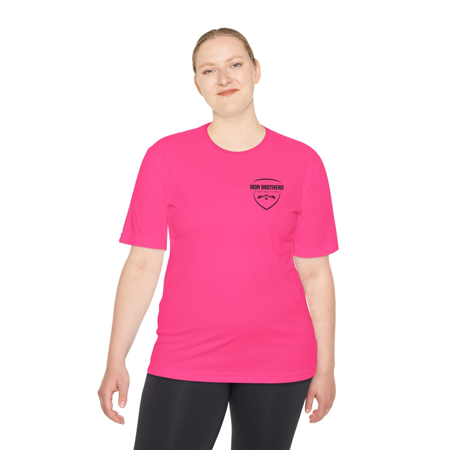 ('26 IBC) Unisex Moisture Wicking Tee in Safety Colors and more