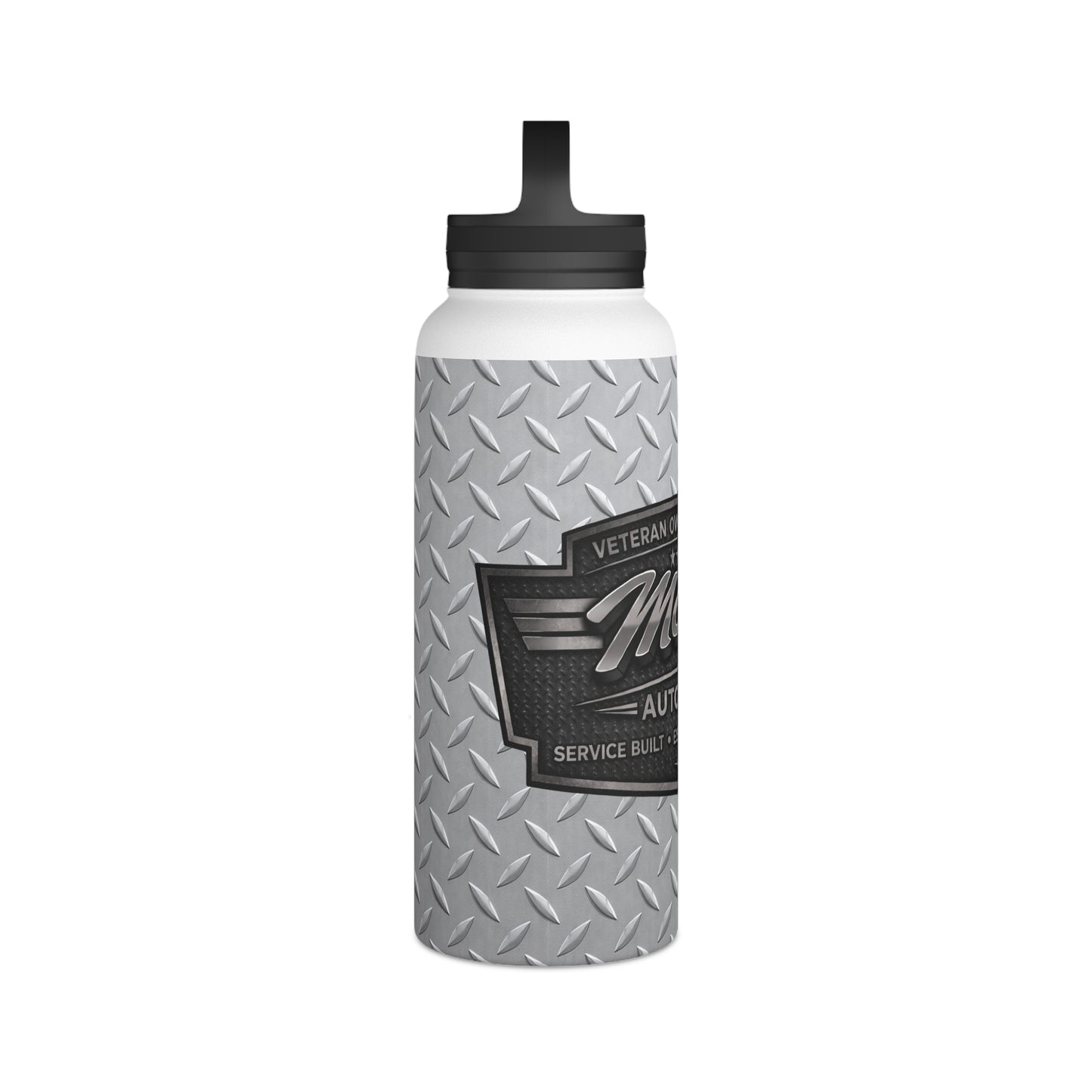 McCoys Stainless Steel Water Bottle, Handle Lid