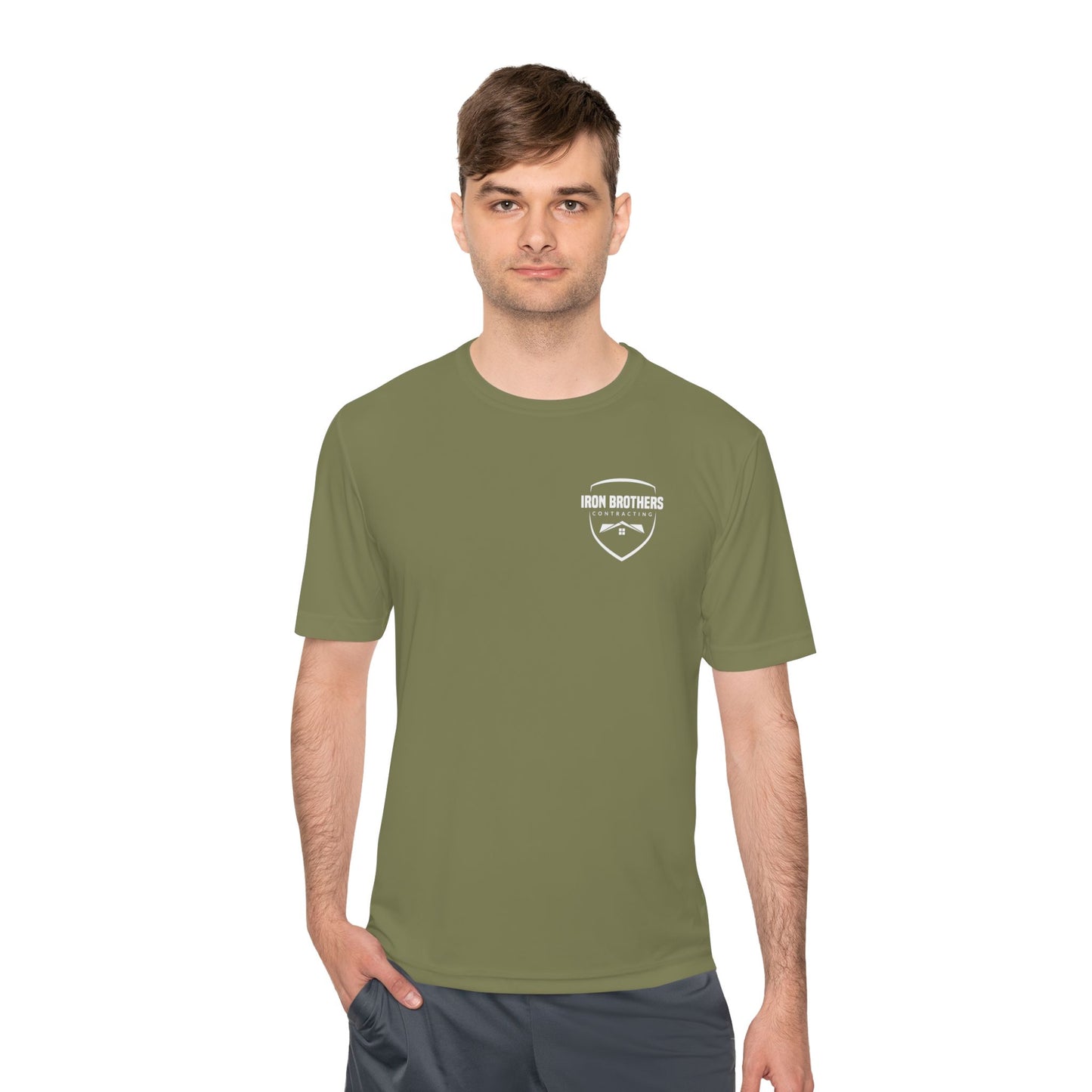 ('26 IBC)Straight Outta Shingles Unisex Moisture Wicking Tee