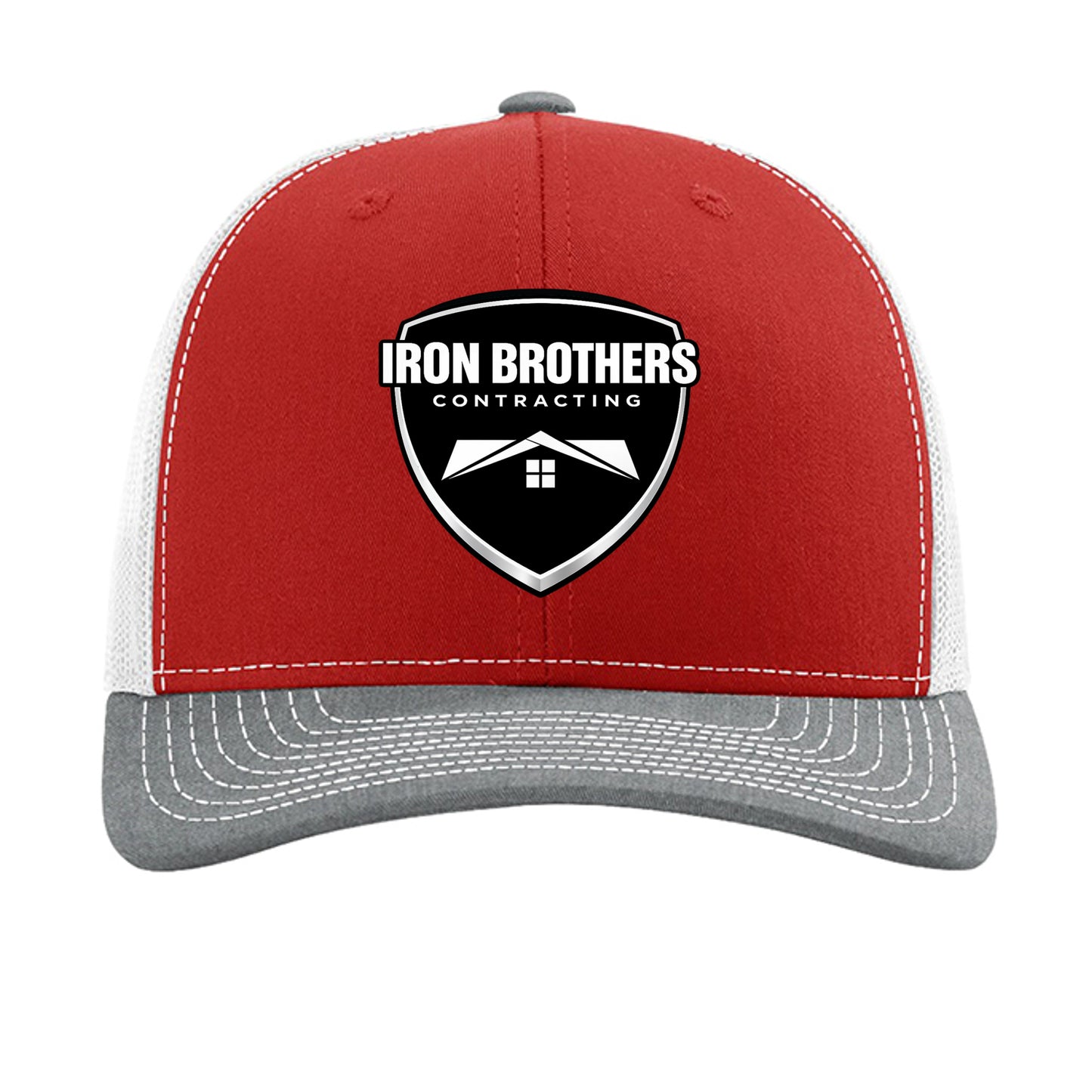 Red/ White/ Heather Grey - 112 - FRONT