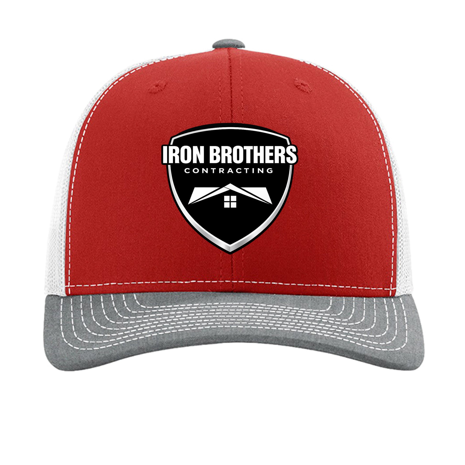 Red/ White/ Heather Grey - 112 - FRONT